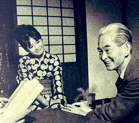 川端康成と加賀まりこ